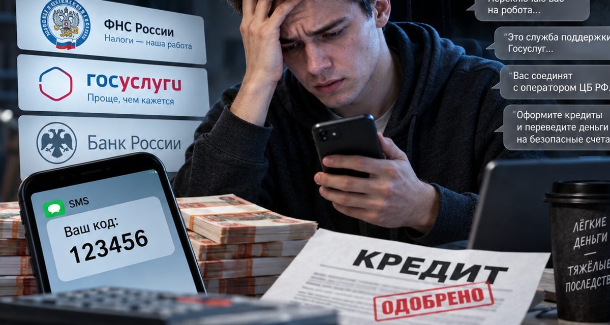 22-летний череповчанин поверил «роботу ФНС» и перевёл мошенникам 5,5 миллиона рублей